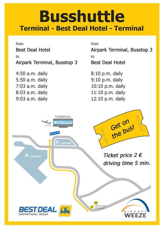Best Deal Airporthotel วีเซอ ภายนอก รูปภาพ